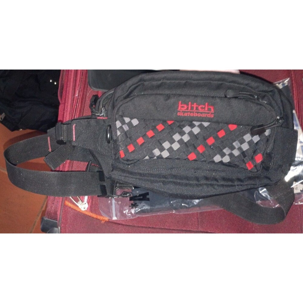 Rare vintage 90s 00s B*TCH SKATEBOARDS BAG Beach Skateboard Waist Bag